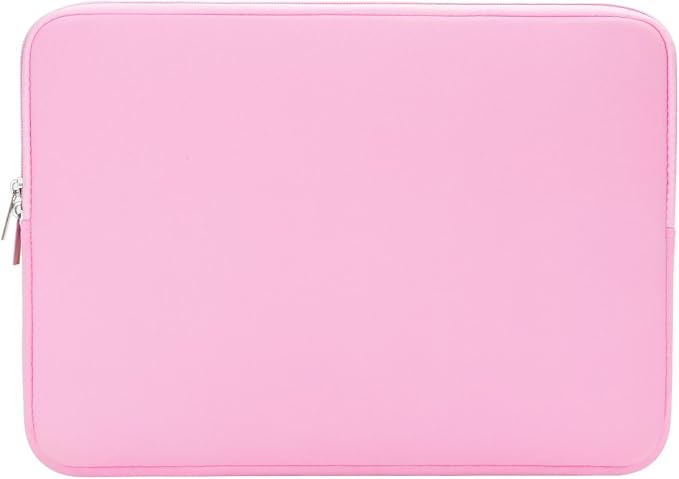 RAINYEAR 16 Inch Laptop Sleeve Soft Case Padded Bag Specially Compatible with 16" MacBook Pro M1 M2 M3 M4 M5 Pro/Max A2141 A2485 A2780 A2991 A3403 A3186 A3428 A3429 (Pink)