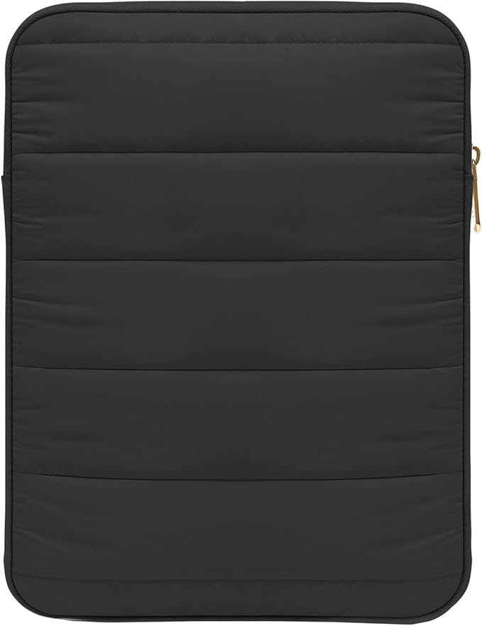 MoKo 9-11 Inch Tablet Sleeve Case, Portable Puffy iPad Bag Fit with New 11-inch iPad Pro M5/iPadAir M4 2026/iPad A16, iPad 10th/Air 5/4th 10.9, 9/8/7th 10.2, Tab S8/S9 11, Black