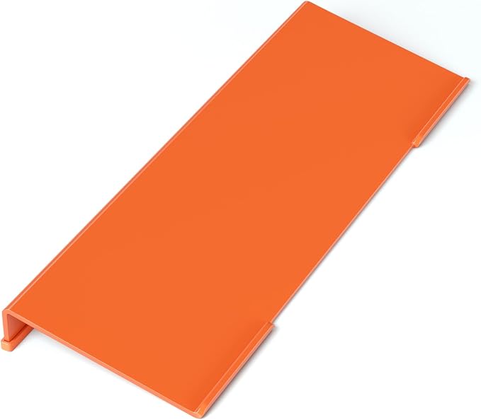 Computer Keyboard Stand Holder - Ergonomic Acrylic Keyboard Stand for Desktop Comfortable Keyboard Tray Riser with Silicone Anti-Slip Strip for Home School Office Desk Accessory, Orange