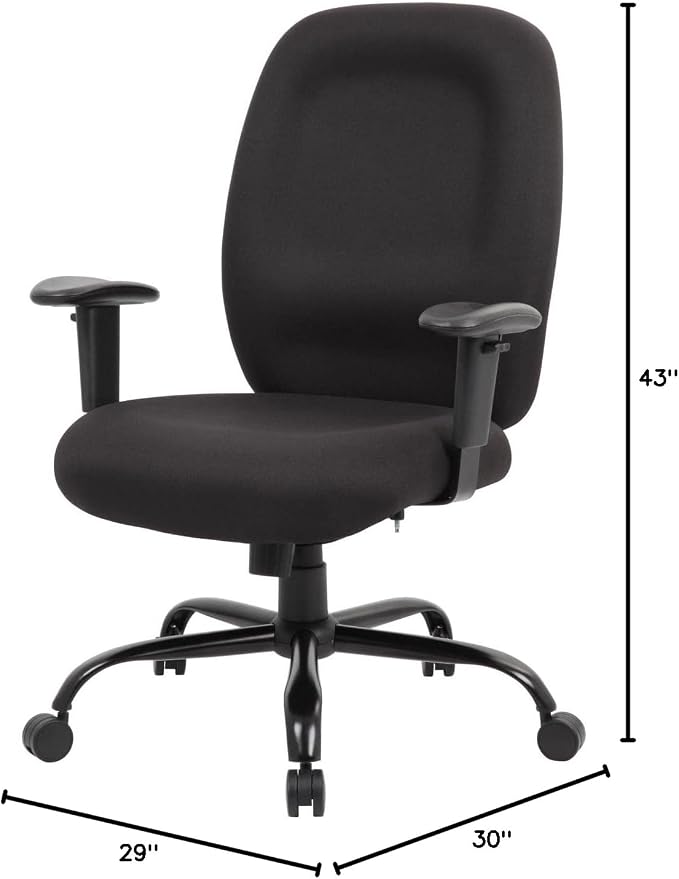 Boss Office Products Heavy Duty Task Chair, Black