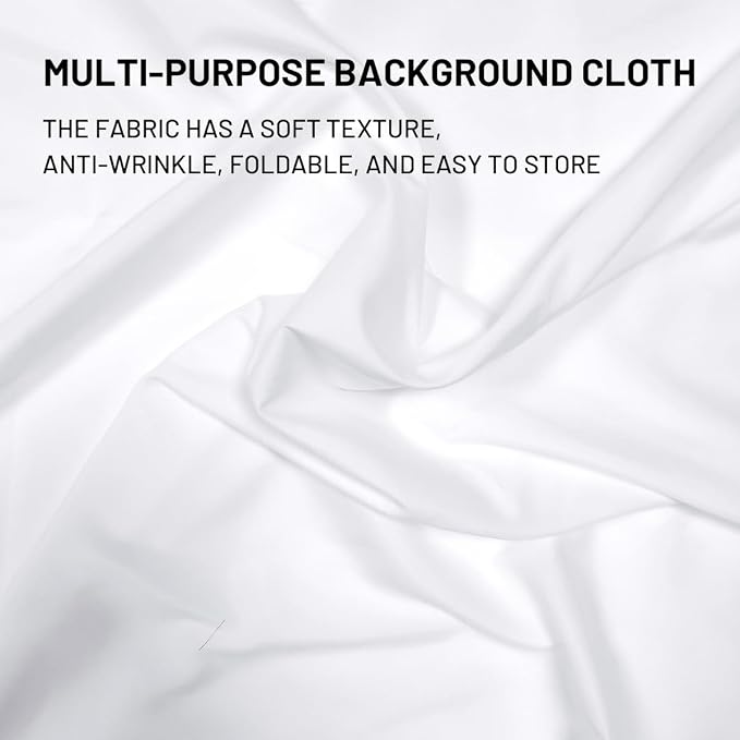 White Backdrop Background 10X13FT Large Photography Backdrop Photo Background Screen for Photography Photo Booth Backdrops for Photoshoot Background Screen Parties Curtain