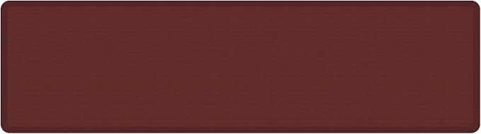 NewLife by GelPro Decorative Foam Floor Mat, 30" x 108", Grasscloth Crimson