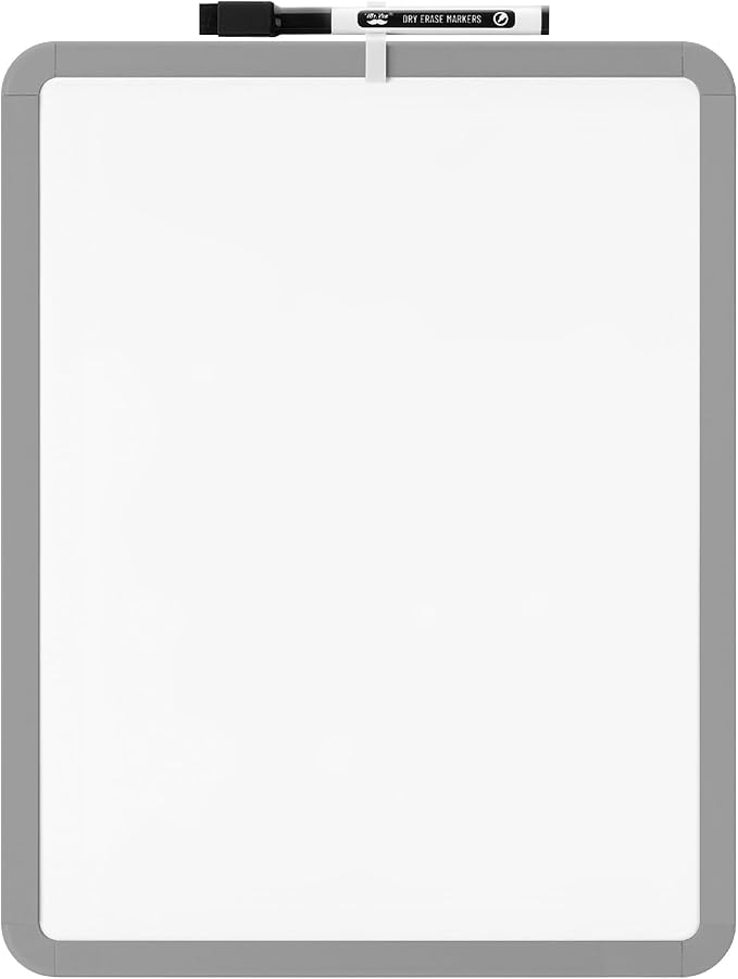 Mr. Pen- Dry Erase Board, 14” x 11” with a Black Dry Erase Marker, Small Mini White Board for Students, Back to School Supplies