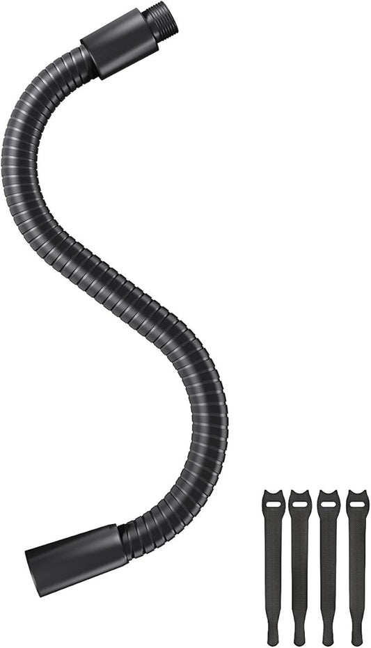 13-inch Microphone Gooseneck (5/8-27 Thread) - Heavy Duty Universal Mic Arm for Mic Stand, 360° Adjustment, High Load-bearing Capacity for Podium, Drum Mic Stand, Lecture, Church and DIY Setup