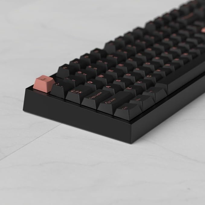 Guffercty kred Cherry Profile PBT Keycaps 156 Key Set, Oil Proof Fade Resistant Keycaps Fit 60%/65%/75%/80%/TKL/100% Mechanical Keyboard (Wasabi)