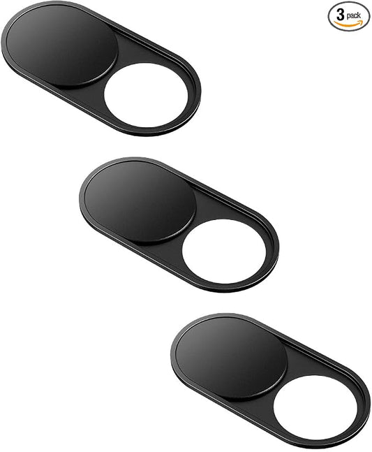 CloudValley Upgrade Webcam Camera Cover, [3-Pack] 0.027 inch Metal Camera Cover Slide for Mac, iPad, MacBook Pro, MacBook Air, Laptops, PC/Computer, Tablets, Web Blocker Protect Your Privacy