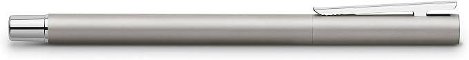 Faber-Castell NEO Slim Fountain Pen, Matte Stainless Steel - Extra Fine
