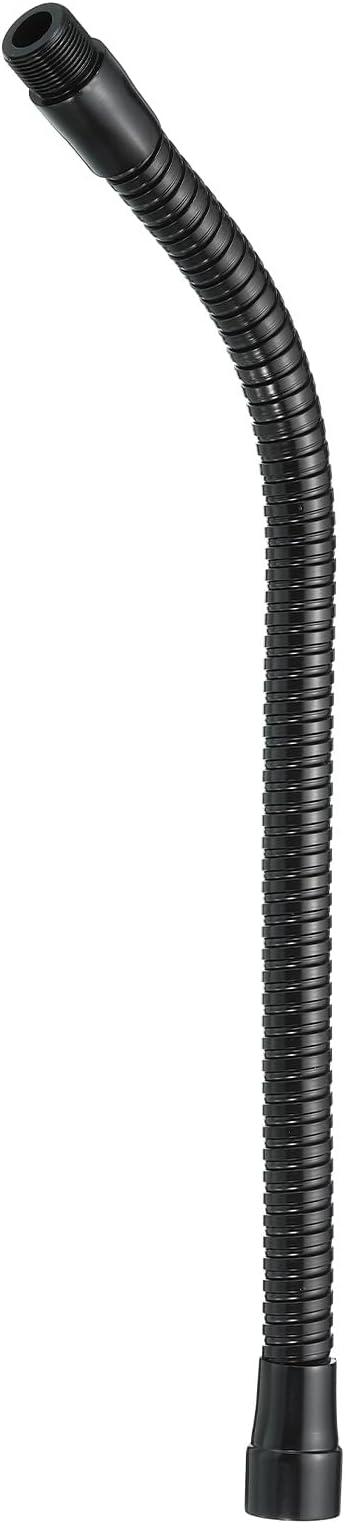 PATIKIL 13" Microphone Gooseneck, 5/8"-27 Thread Metal Universal Hose Flexible Arm Gooseneck Tube Extension for Multifunction DIY, Black