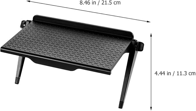 Multifunctional Desktop Storage Rack and Computer Screen Elevated Shelf, Plastic Monitor Stand with Tv Top Shelf for Home Office Organization and Workspace Accessories