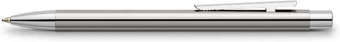 Faber-Castell 342020 Neo Slim Stainless Steel Ballpoint Pen