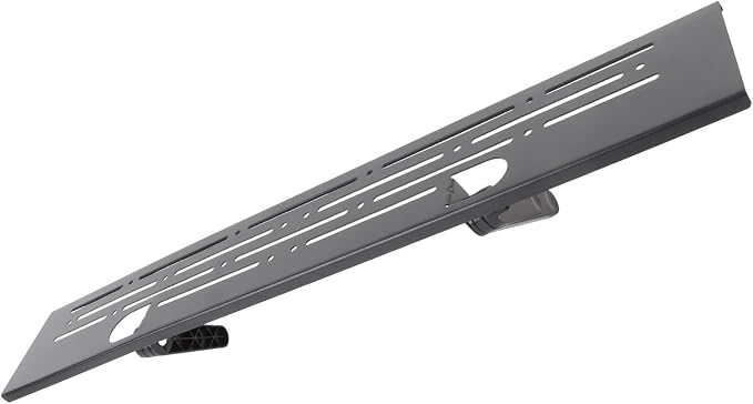 GLOGLOW Monitor Shelf TV Top Shelf, Adjustable Computer Screen Floating Stand for Soundbar Gaming Routers No Drill Steel Monitor Storage Organizer Space Saving Cable Management Rack