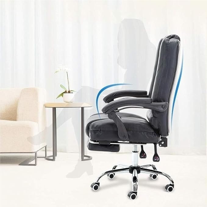 Heavy Duty Office Chair for Big and Tall 200kg Capacity Executive Task Chair with Footrest Ergonomic High Back Desk Chair Adjustable Lumbar Support for Reception