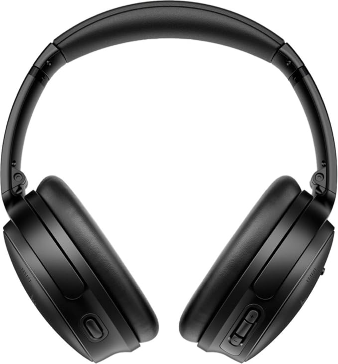 Bose QuietComfort 45 Bluetooth Wireless Noise Cancelling Headphones - Triple Black (Renewed)