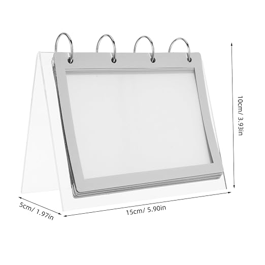 Transparent Acrylic Flip Display Stand V Shape Multi Functional Holder for Menus Calendars and More Sturdy Base for Restaurants Offices and Home Decor
