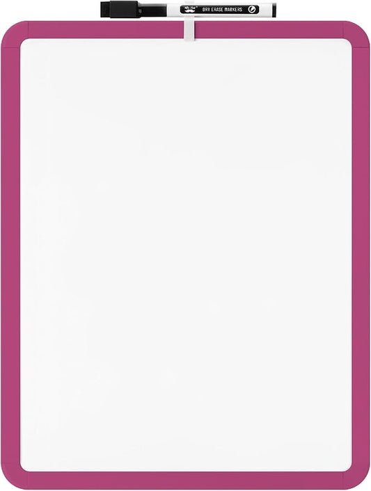 Mr. Pen- Dry Erase Board, 14” x 11” with a Black Dry Erase Marker, Small Mini White Board for Students