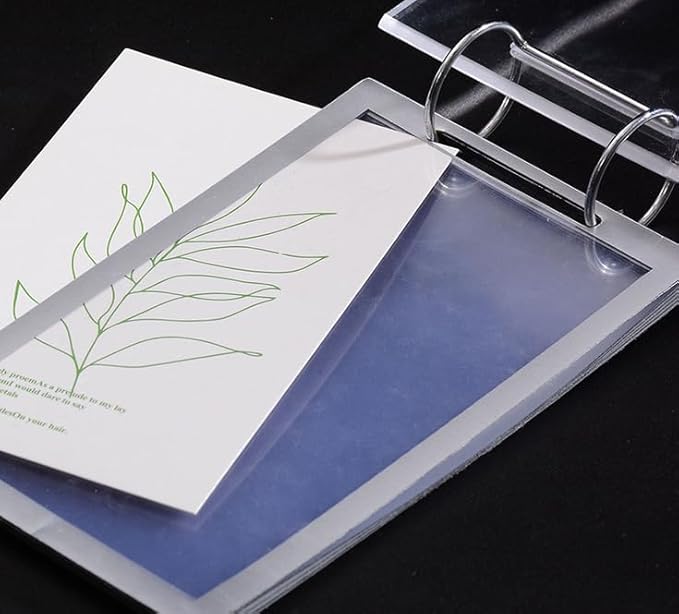 A4 Acrylic Sign Holder Vertical Table Card Flip Display 6 Pages-12 Sides,T Double Sided Flyer Frame with Base,Card Display for Picture Paper Card Store Menu Retail Show Fair (8.25x11.75 inch)