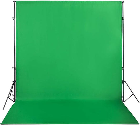 Green Screen Backdrop 10x20ft Photo Backdrop Chromakey Muslin Portrait Green Backdrop for PS Keying/Video Creation/Studio Portrait Shoots