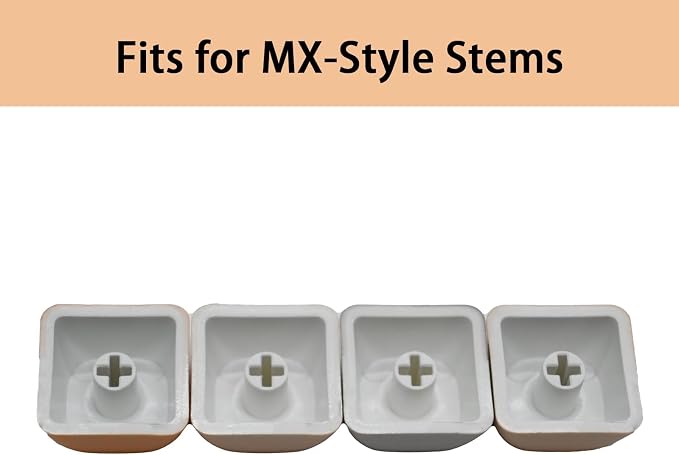 Artisan Keycaps, 4 Keys Cute Cat Custom Cover Caps for MX Mechanical Keyboard, Resin Handmade 1U Replacement for Esc Del Arrow Key (Cat Set)