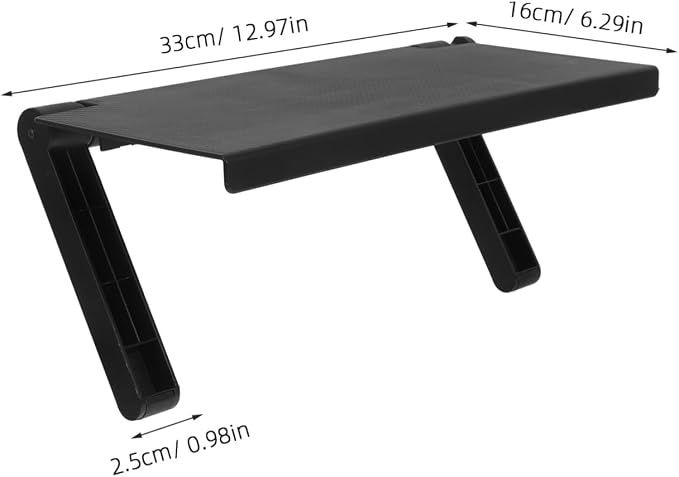 ARTIBETTER Sturdy Tv Top Shelf Monitor Stand Organizer for Router and Remote Control Storage Floating Screen Rack for Office and Living Sleek Modern Computer Screen Holder Rack