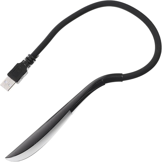USB Reading Lamp Portable Eye-Care Night Light with Flexible Gooseneck Dimming USB Desk Lamp for Bedroom Dorm Office Plastic Study Light