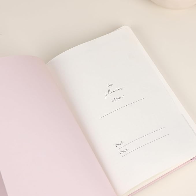 2026 Planner - Undated Monthly, Weekly & Daily Planner for Planning Your Success - To Do List, Habit Tracker, Hardcover, Aesthetic, Academic, Stylish School or Office Supplies (Pink, A5)
