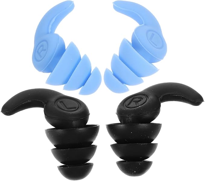 Silicone Noise Reduction Waterproof Studying Concerts 2 Pairs Sound Insulation