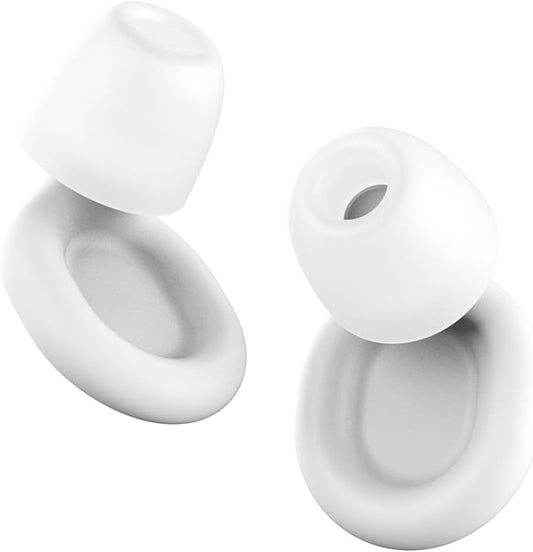 Soundary Ear Plugs for Sleep, Noise Cancelling Earplugs for Side Sleepers, Ultra-Soft, Pain-Free, Stay Put All Night, 26dB (SNR) Noise Reduction Earbuds for Focus,Travel,Tinnitus Relief & Ringing Ears