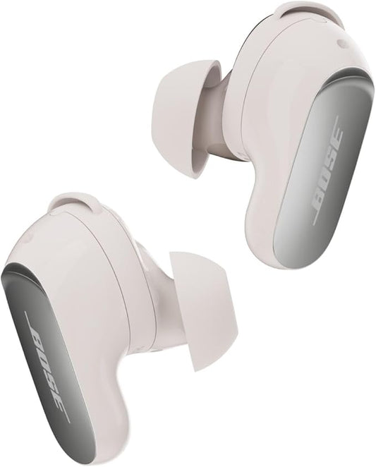 Bose QuietComfort Ultra Earbuds (2nd Gen) - Wireless Noise Cancelling Earbuds with Mic, Immersive Audio, USB-C Charging, Up to 6 Hours Battery, IPX4 Rating, White Smoke