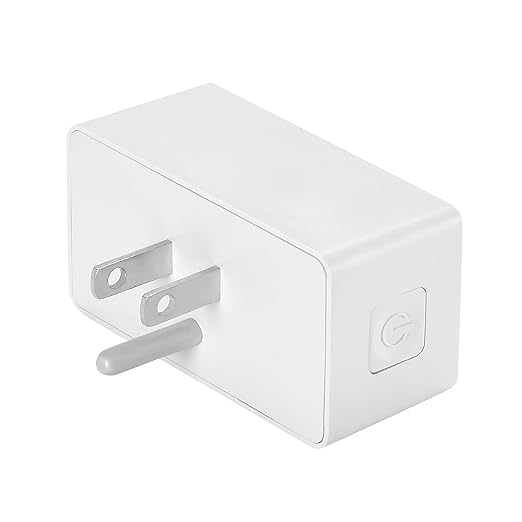 Smart WiFi Outlet Adapter, Smart Plug Works with Google Home/Alexa, App Control, Timer & Countdown Functions 2.4 GHz WiFi, 2-Pack, by Maxxima
