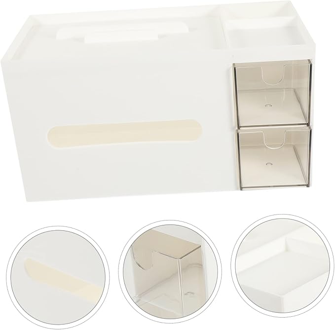 Veemoon Cute Desk Organizer Bins Modern Storage Box for Office School Supplies Cool Desk Accessories