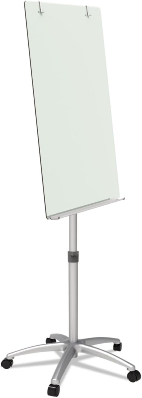 Quartet Easel, Magnetic, Glass Whiteboard, 3' x 2', Adjustable, Portable, Flip Chart Holder, Infinity (ECM32G)