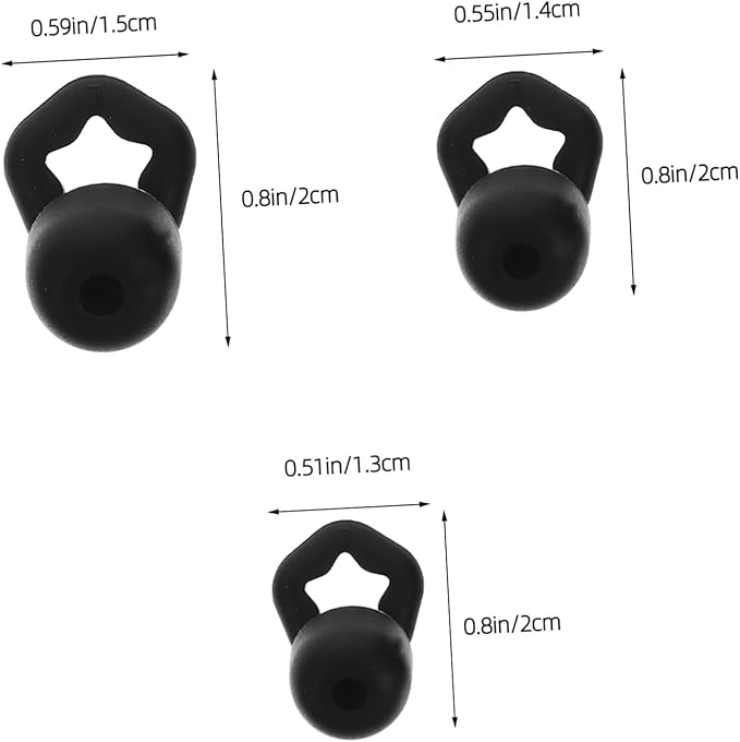 3 Pairs Silicone Noise Cancelling for Sleeping Concerts Travel Focus Reusable Sound Insulation Earbuds with Advanced Noise Reduction Compact Lightweight Design for Study Work