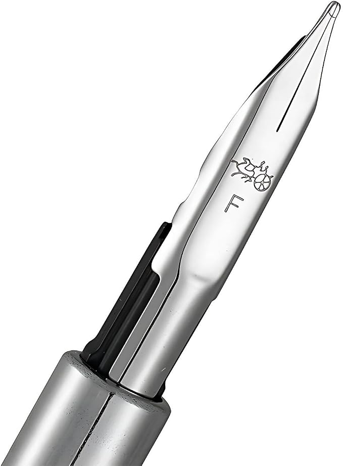 Jinhao 10 Retractable Fountain Pen, Caramel Coffee EF Writing Pen with Converter and Pen Box