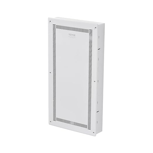 VEVOR Structured Media Enclosure, 28-Inch, Recessed in-Wall Media Box with Cover, Wall-Mount Cable Management Box Kit, Structured Wiring Multi-Media Cabinet, Cold-Rolled Steel, for TV Home Theater