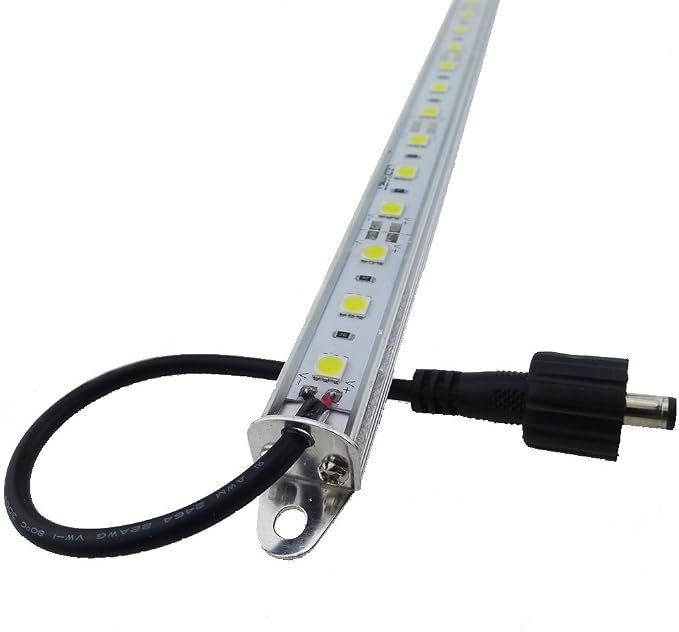 LEDENET 12" Blue 460nm LED Aquarium Fish Tank Light 18LEDs 5050 - Waterproof IP67 Aluminum Lighting 12V DC Grow Bar Light