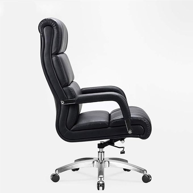 Heavy Duty Ergonomic Executive Chair with Adjustable Height and Lumbar Support, Comfortable Computer Desk Chair Swivel Task Chair for Home Office Workstation or Study Seating