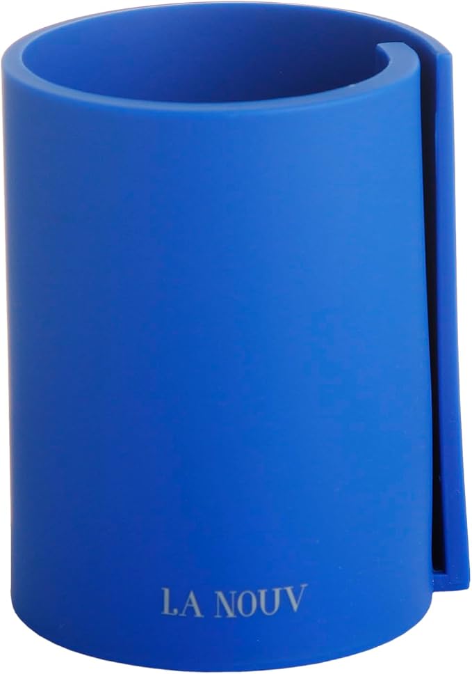 Pen Holder for Desk, Royal Blue, 4x3 Inch | Modern, Home Office Organizer, Office Decor for Men, Multiple Colors Available