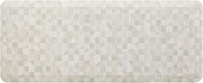 House of Noa Nama Standing Mat – Anti-Fatigue Kitchen Mats for Floor, Cushioned & Non-Slip Comfort Mat for Standing, Thick Foam Anti-Fatigue Mat for Kitchen & Workspaces, Georgia Clay 22" x 54"