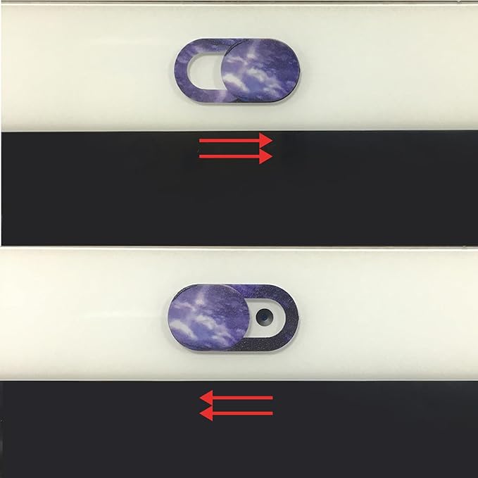 TENOC Webcam Cover, Camera Privacy Cover Slide for Laptop/Cell Phone/iPad/PC/Tablet, Protect Your Privacy and Security, 5 Pcs, Flower
