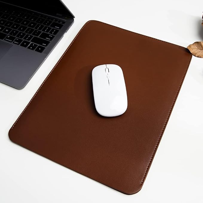 13/14/15-inch Faux Leather Laptop Sleeve | Compatible with MacBook Air/Pro, Dell XPS, Surface Pro & More | Ultra-Thin Design + Universal Fit (Dark Brown, 13 Inch Laptop)