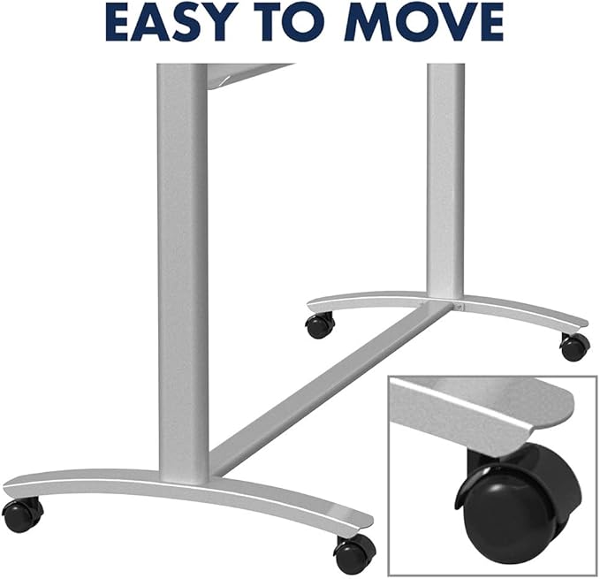 Quartet Easel, Magnetic, Glass Whiteboard, 4' x 3', Reversible, Portable, Flip Chart Holder, Infinity (ECM43G)