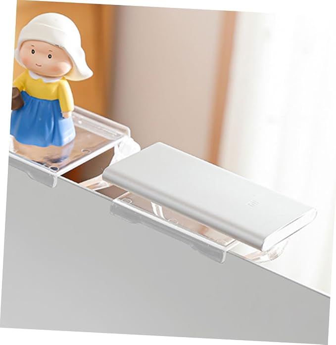 PRETYZOOM Sleek Tv Top Storage Shelf Monitor Shelf for Computer Plastic Router Holder Sturdy and Space-Saving Design