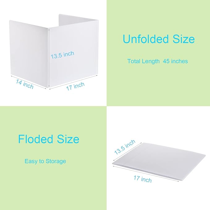 24 Pack Privacy Shields for Student Desks, Privacy folders for Student Testing Desk dividers- Includes Extra Labels