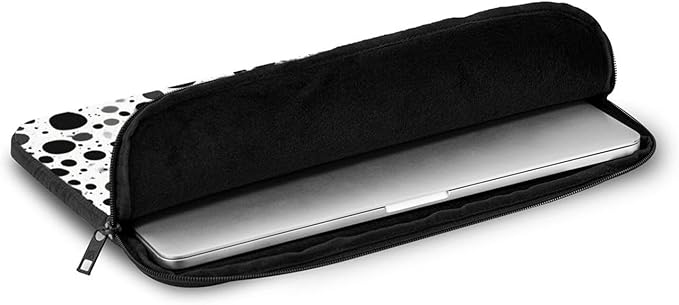 Ink Spot Laptop Sleeve 17 inch, Slim Laptop Bag Case with Zipper, Portable Tablet Computer Carrying Bag for Men Women