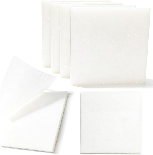 300P Transparent Sticky Notes, 3x3 Inch Clear Frosted Glitter | Waterproof, Self-Adhesive, For Books Annotation, Notes Highlights, School Office Supplies