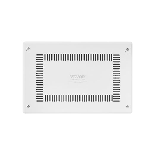 VEVOR Structured Media Enclosure, 9-Inch, Recessed in-Wall Media Box with Cover, Wall-Mount Cable Management Box Kit, Structured Wiring Multi-Media Cabinet, Cold-Rolled Steel, for TV Home Theater