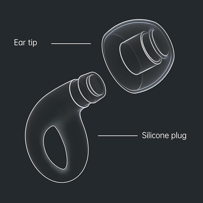 Ear Plugs for Sleeping Deep Focus, Travel, Snoring, 30dB Noise Reduction | Reusable Silicone Earplugs, Noise Cancelling, High Fidelity Hearing Protection, Violet