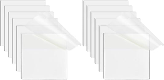 Transparent Sticky Notes - 3x3 inch Clear, Waterproof Translucent Notes for Annotation - 300 Sheets (Pack of 2)