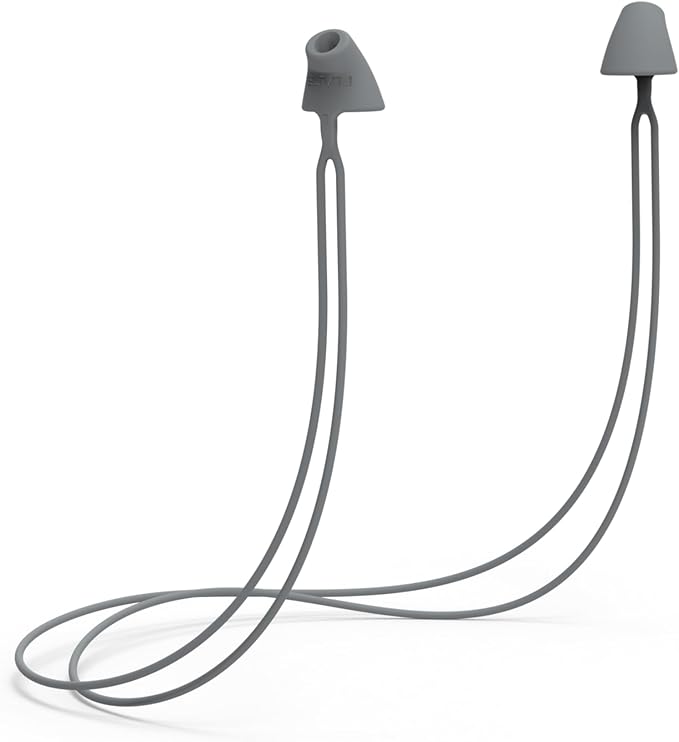 Flare Calmer Secure | Ear Plugs Alternative | Daily Noise Relief | Sound Sensitivity | Stress Relief | No Muffling | Improve Wellbeing | Comfy, Reusable, Soft Silicone Earplugs |Grey