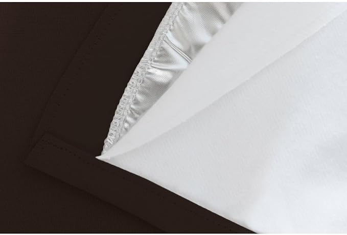 Moondream 3-in-1 Sound Insulation Curtain with Noise-Blackout-Thermal Insulation, Patented Technology, 55" Width x 95" Length, Brown (Chocolate MC610), Grommet, 1 Panel